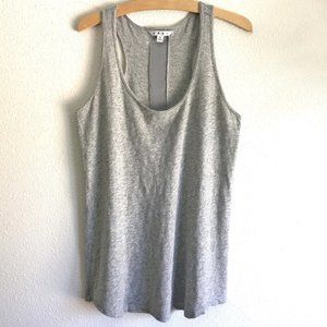 CAbi Racerback Cotton Tank - Gray